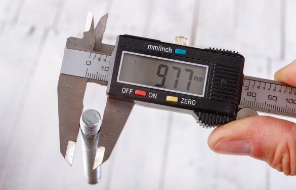 Digital vernier calipers for testing precision mold and die components