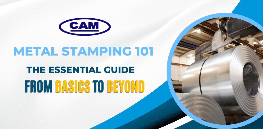 Metal Stamping 101: The Essential Guide from Basics to Beyond. Image of factory metal plates.